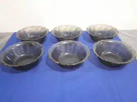 Round Soup Bowl (P-142) 6pcs Mangkuk Sup Clear Grey, 3D-Grape murah