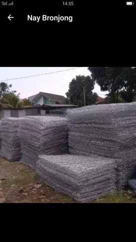 Kawat bronjong manual/pabrikasi