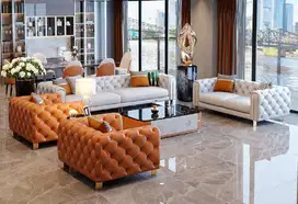 LAGI VIRAL!! SOFA CHESTERFIELD 321 MINIMALIS KEKINIAN TERBARU!!
