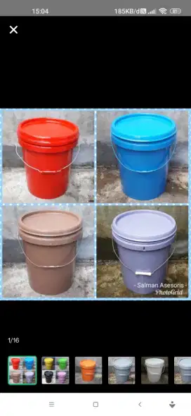 Ember Plastik bekas CAT 25kg