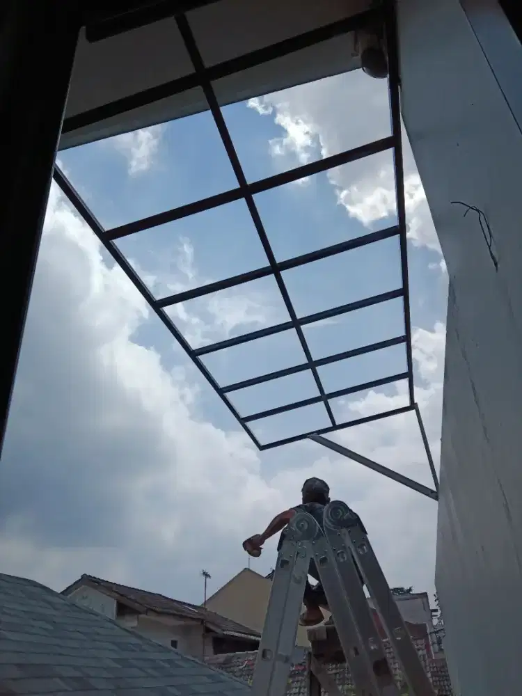 Kanopi solar plat 3mili