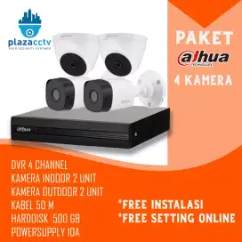 PAKET 4 CAMERA DAHUA 2MP