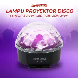 taffled lampu proyektor disco sensor suara led