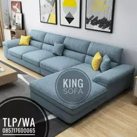 Sofa minimalis L shape langsung pabrikan bergaransi