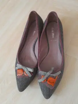Shoes wanita miu miu size 37