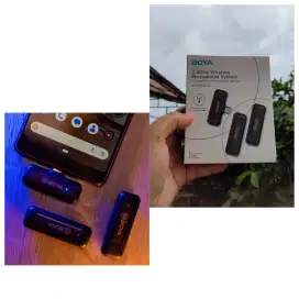 Di jual BOYA Mic Wireless BY-WM3T2-U2 - Type C Microphone Smartphone