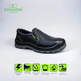 Sepatu Safety Kingrins Type Alzhea / Sepatu Safety Pendek Slip On