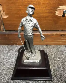 Pajangan piala golf Royal Selangor (tinggi 10cm)