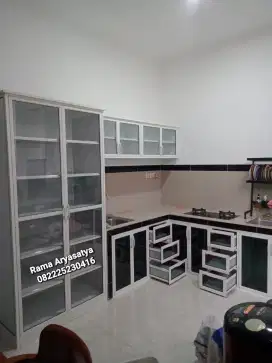 Kitchen set minimalis aluminium murah berkualitas bergaransi