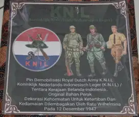 Pin Antik Demobilisasi Royal Dutch Army K.N.I.L