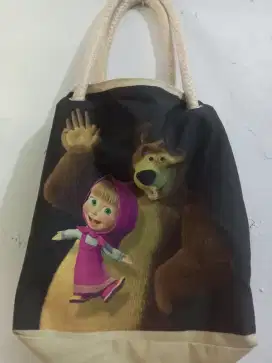Tote bag motif bear