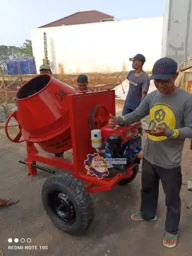 MESIN MOLEN COR BETON 500 LITER DIESEL 8 HP - MOLEN BETON BERKUALITAS