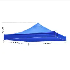 QR Atap Buat Tenda 3*3Meter Biru