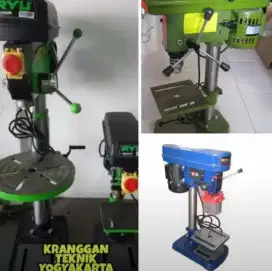 (KRANGGAN TEKNIK)bor duduk 13 dan 16 mm bench drill terlengkap