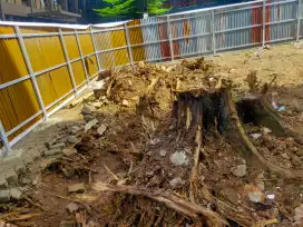 Turap beton aspal jalan cor land clearing cut and fill hotmix paving