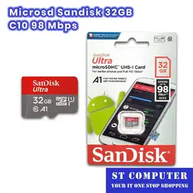 Microsd Sandisk 32GB C10 98Mbps