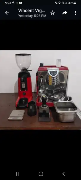 MESIN PEMBUAT KOPI Paket Mesin kopi:
Nuova Simonelli Oscar 2 Red Edt