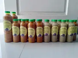 Jamu Beras Kencur & Jamu Kunyit Asem 600 ml / 1 liter