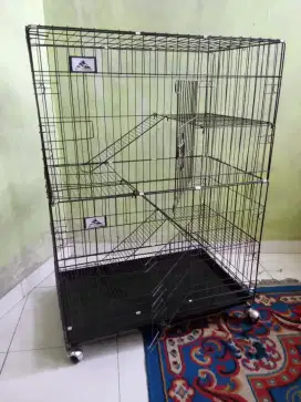 Kandang kucing dll 60cm 3 tingkat baru semua siap kirim
