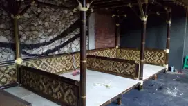 Dekorasi bilik bambu