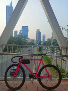 Sepeda fixie Pink
