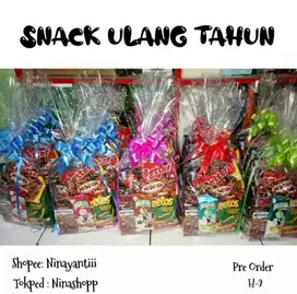 Paket Snack Ultah Anak / Bingkisan Ulang Tahun / Snack Natal / Acara