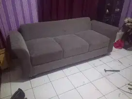 Reparasi sofa ganti bahan kulit dan bahan oscar