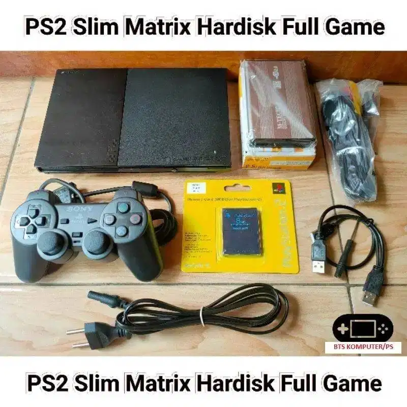 Obral Playstation 2 (PS 2) Slim Lengkap  Tinggal Main & Bergaransi