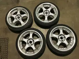 Velg SSR Varden Kranz 3 pcs japan pcd 4x100, 16x7.5 ET 42 bonus ban