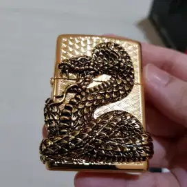 Korek Zippo 4D timbul LANGKA