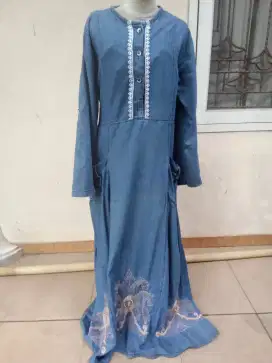 Gamis Denim Size XXL