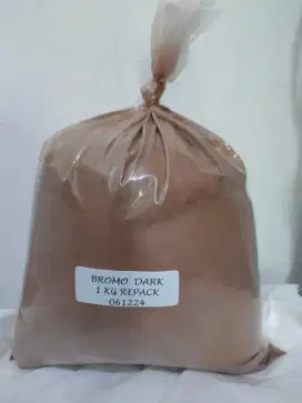 Coklat bubuk Bromo dark 1 kg repack