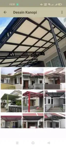 Kanovi teras rumah minimalis