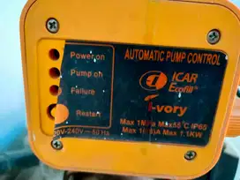 (BEKAS) Pompa air otomatis merk: Icar Ecofill type WLS 4/4 IE