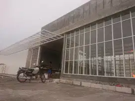 Pintu kaca tempered frameless Jendela kusen alumunium Murah jogja 5