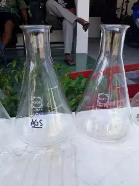 Erlenmeyer Glass laboratorium