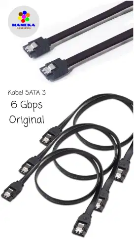 Kabel Sata 3 6GBPS Colokan Lurus Cable Sata 3 6 Gbps Original