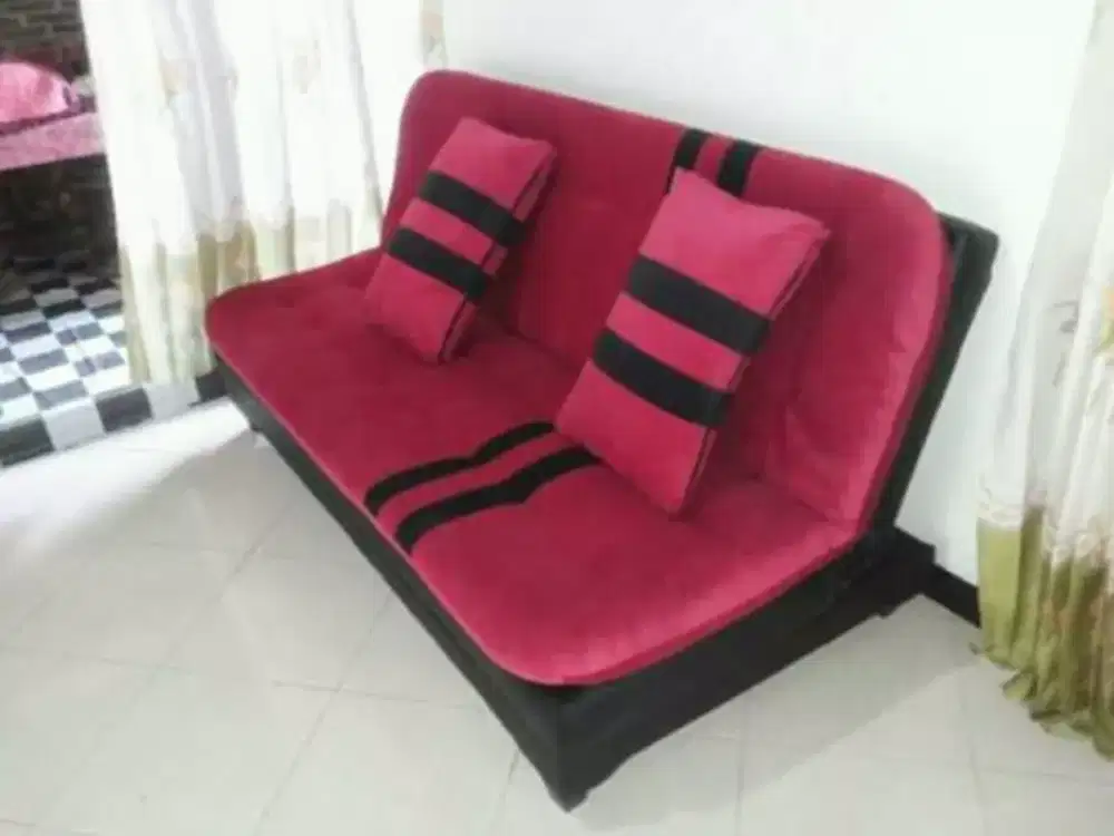 Sofa Bed Reclening READY Stock