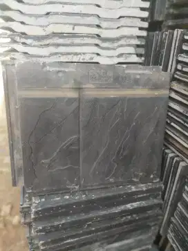 Genteng plat mutiara urat batu