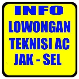 Lowongan Teknisi AC  VRV berpengalaman JakSel