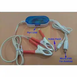Charger HP Aki Motor 2 in 1 ADSS / Universal Clamp Charger