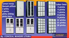 Lemari besi Arsip File Laci Dokumen Loker Locker Filing Cabinet Garans