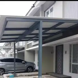 kanopi besi holo galpanis atap ardelon