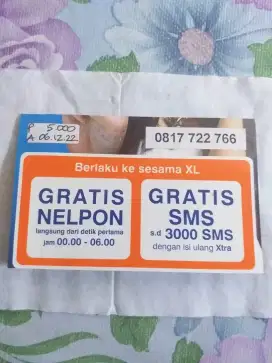 NOMOR CANTIK XL PRABAYAR 10 DIGIT