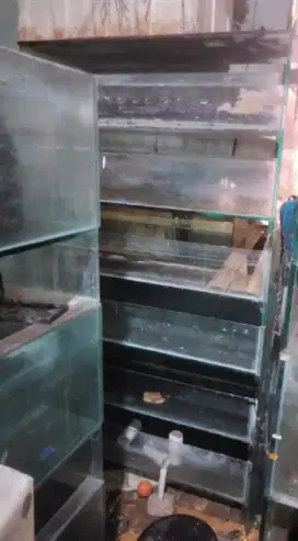 SET(UNIT) AQUARIUM DENGAN BEBERAPA UKURAN DAN MODEL