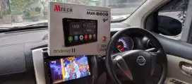 Pemasangan head unit android mtech di Nissan grand Livina