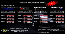 Kaca Film / KacaFilm 3M BlackBeauty Segala Jenis Mobil dan Gedung