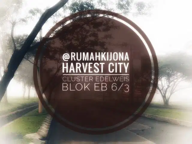 Disewakan rumah CANTIK & ASRI yg terletak di harvest city (Cileungsi)