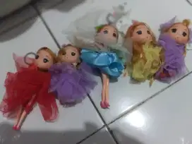 gantungan kunci motif anak perempuan