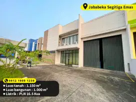 Dijual Gudang 1.150m² di Jababeka Segitiga Emas Cikarang